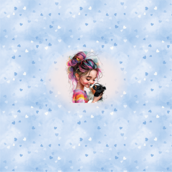 Cute Rainbow Girl Panel 2